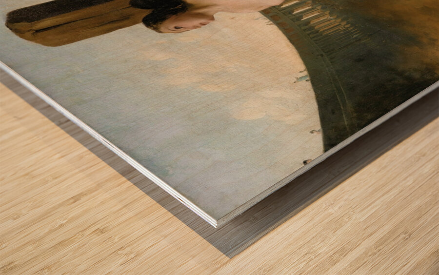 Blandina In The Amphitheater Of Lyon by Jules–Antoine Duvaux [1818–1884] Wood print