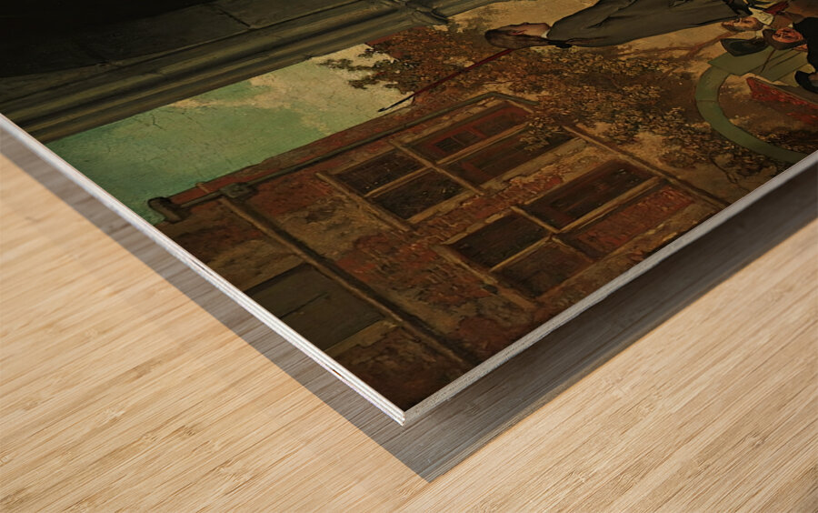 The Prize Winner [1864] by Auguste Serrure [1825–1903] Wood print