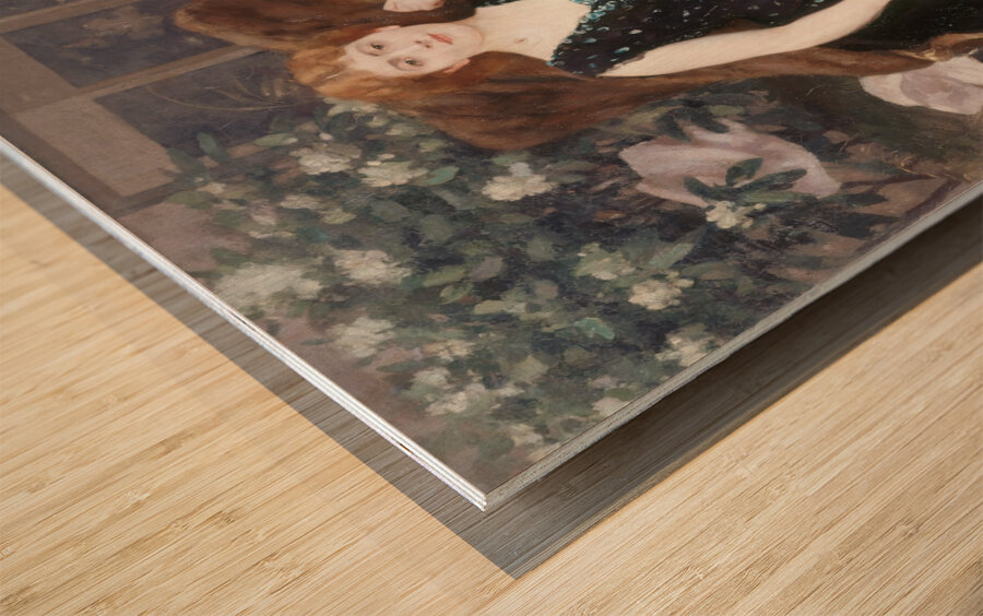 Portrait de Jane Hading [1890] by Alfred Philippe Roll [1846–1919] Wood print