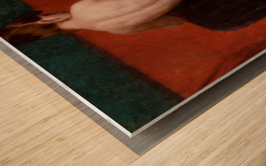 Standing Female Nude [Circa 1835 And Circa 1840] by William Etty [1787–1849] Wood print