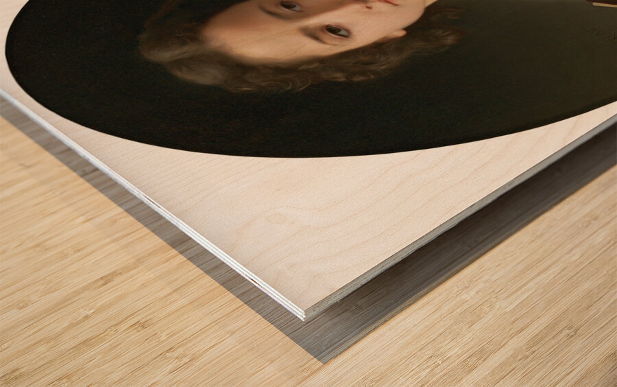 Le Livre D’heures [1867] by William Bouguereau [1825–1905] Wood print