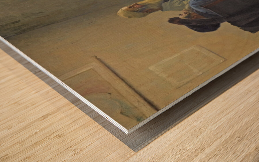 The Seven Rabbis in Jerusalem by Theodoros Ralli [1852–1909] Wood print