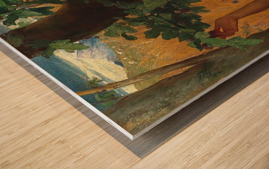 Pan by Frederic Leighton [1830–1896] Wood print