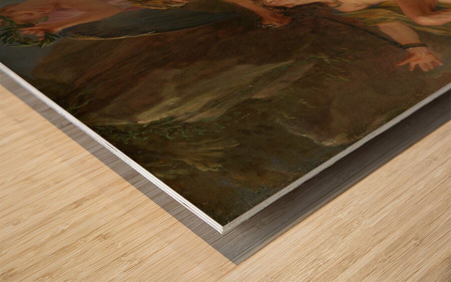 Hercules Freeing Prometheus [1703] by Nicolas Bertin [1668–1736] Wood print