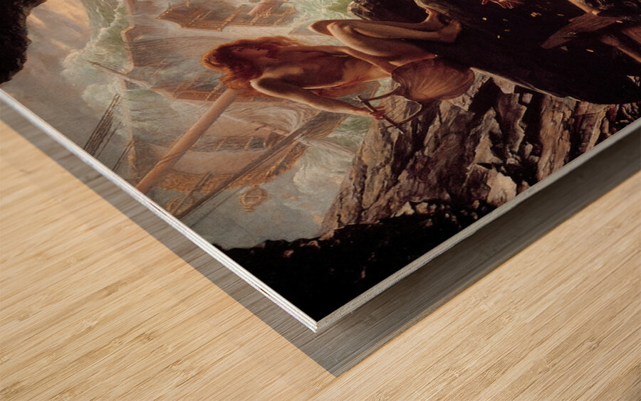 Cave of The Storm Nymphs [1903] by Edward John Poynter [1836–1919] Wood print