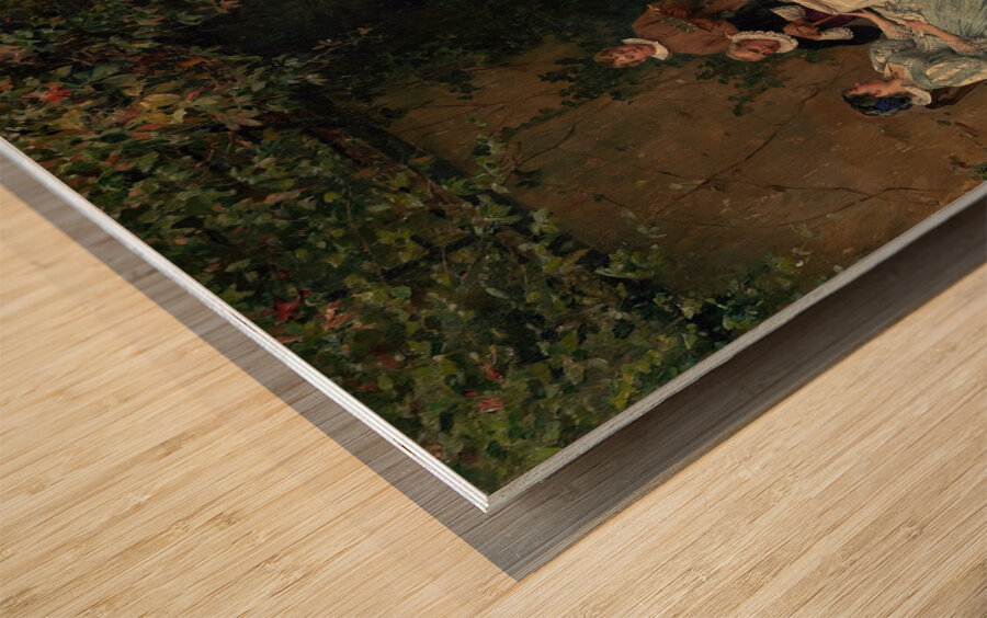 The Proposal [1878] by Adrien Moreau [1843–1906] Wood print