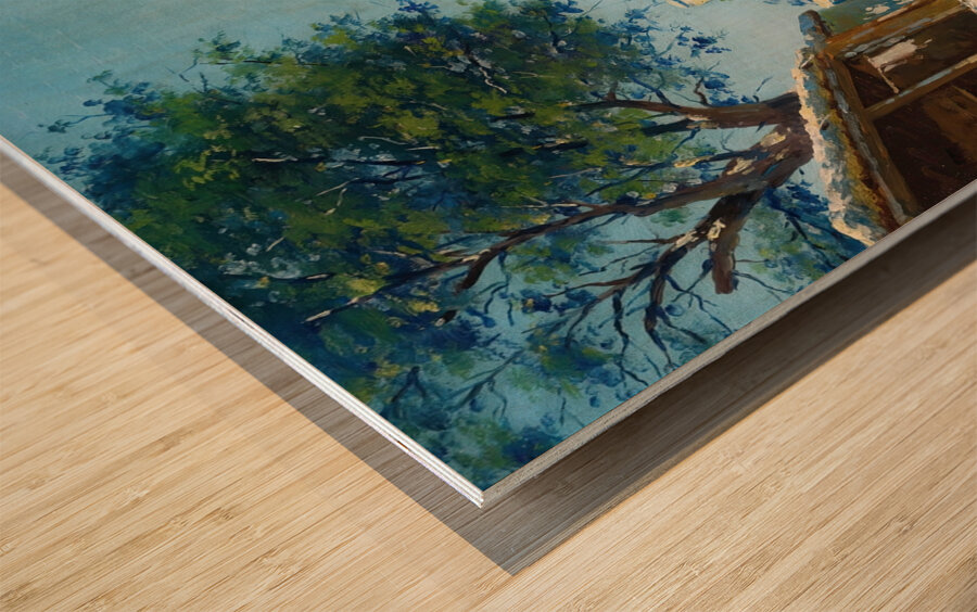 Samarkand Street Market by Richard Karlovich Zommer [1866–1939] Wood print