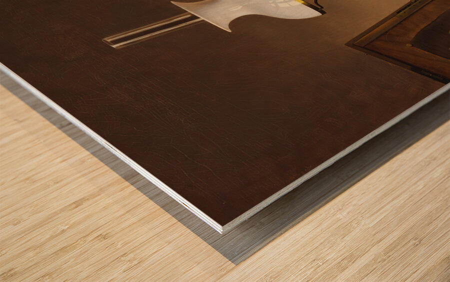 Still Life In The Atelier [1868] by Ferdinand von Wright [1822–1906] Wood print