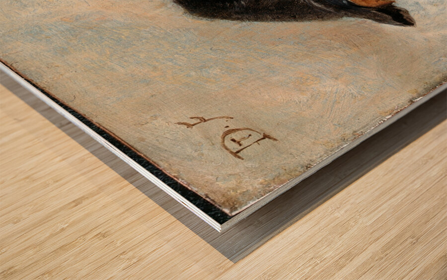 A Peasant by David Teniers The Younger [1610–1690] Wood print