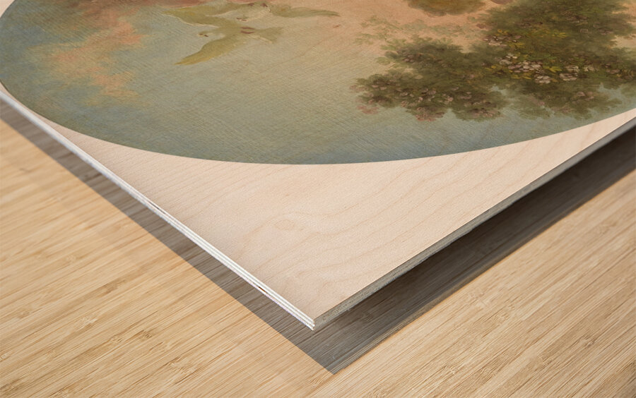 Love The Sentinel [C. 1773–1776] by Jean–Honoré Fragonard [1732–1806] Wood print