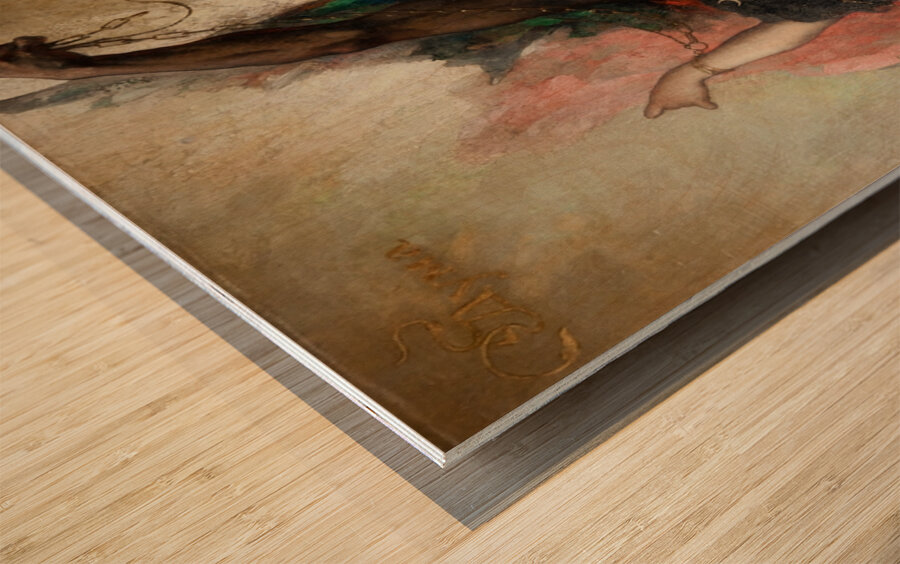 Ayma by Anatole Henri de Beaulieu [1819–1884] Wood print