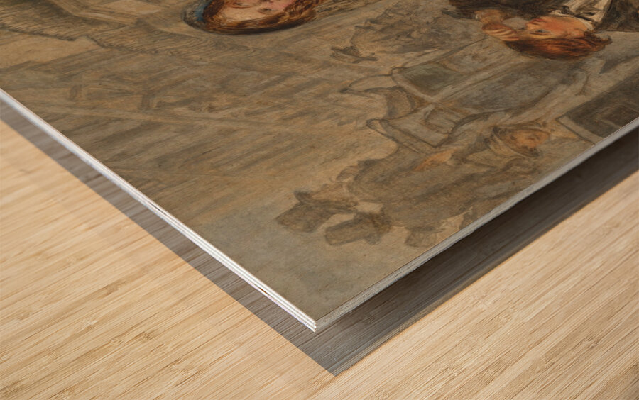 The crossing sweeper [1863] by William Powell Frith [1819–1909] Wood print