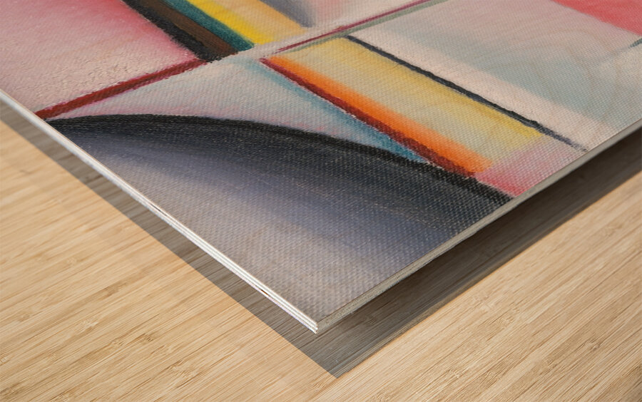 Abstract Head. Symphony in Pink [1929] by Alexej von Jawlensky [1864–1941] Wood print