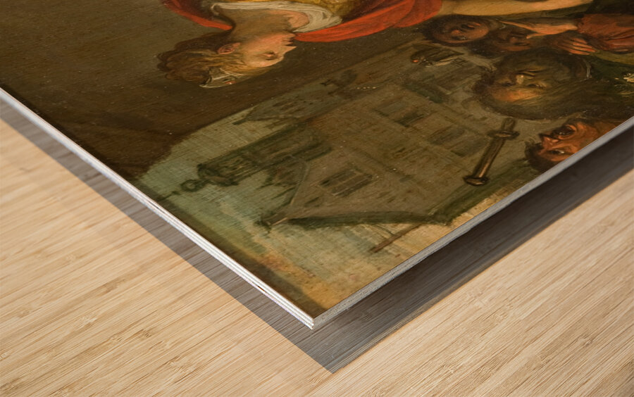 Allegory of Generosity by Frans Francken the Younger [1581–1642] Wood print