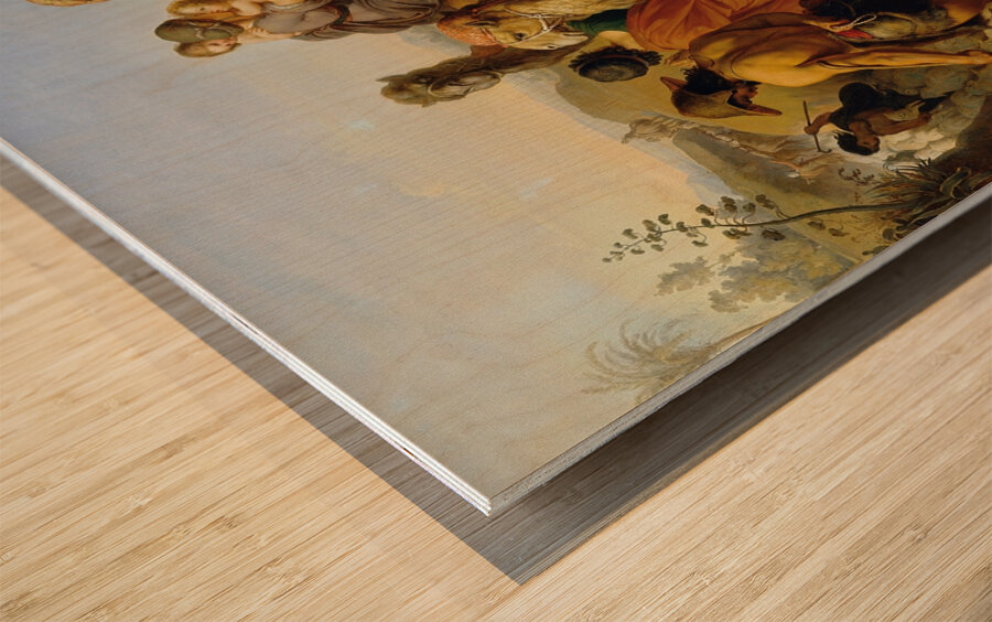 Jacob’s return [1841] by Karl von Blaas [1815–1894] Wood print