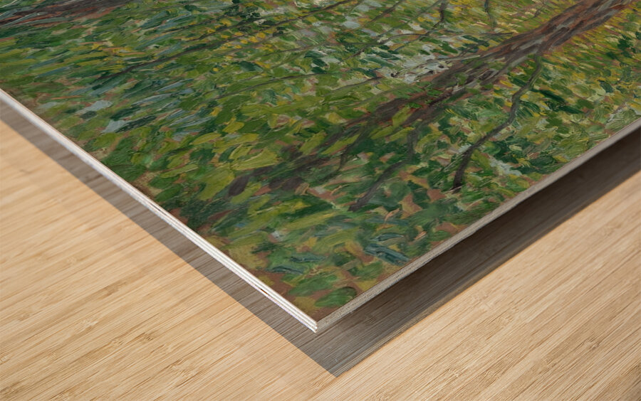 Trees by Vincent van Gogh [1853–1890] Wood print