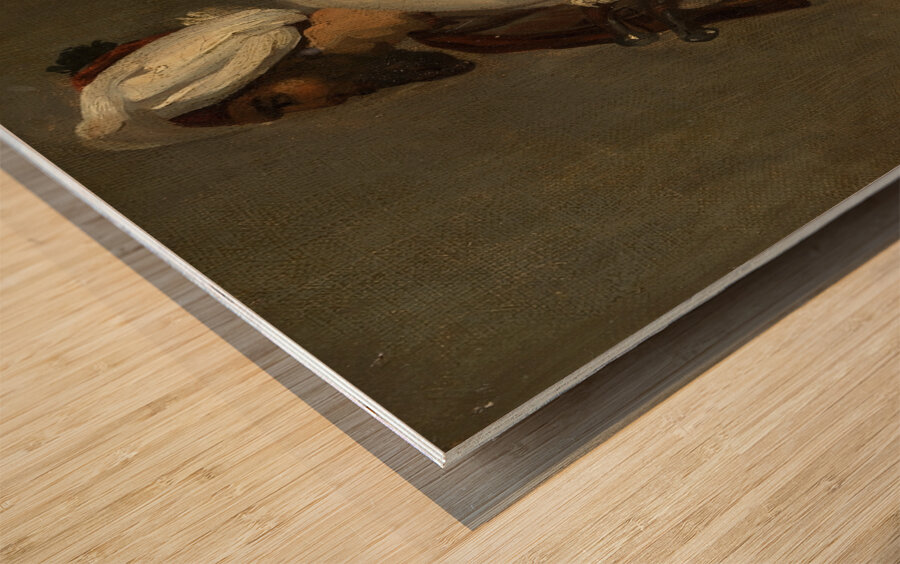 Arab Warrior [ca. 1817–22] by Horace Vernet [1789–1863] Wood print