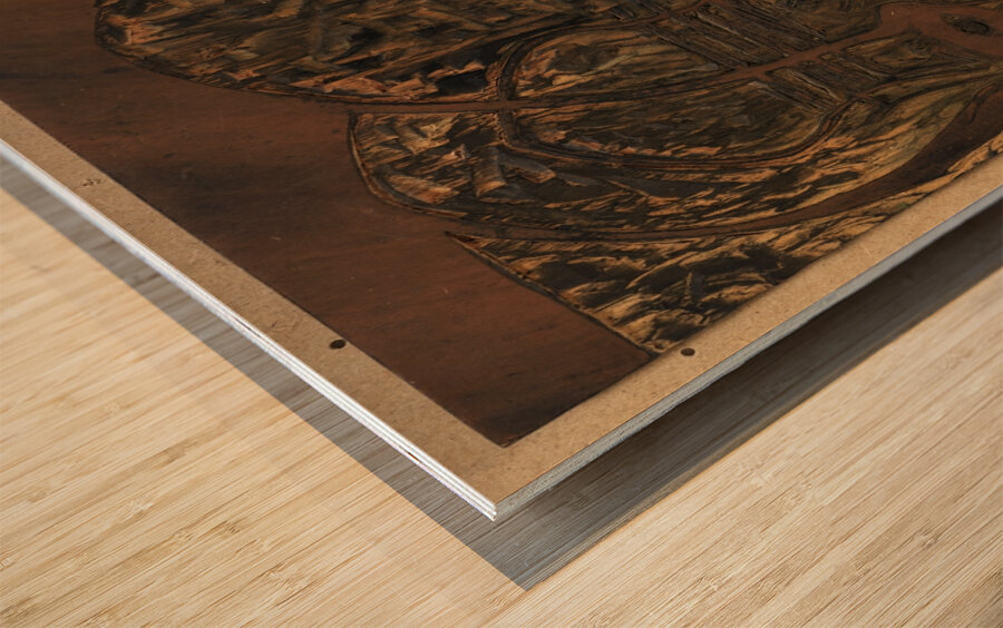 Kopf Dr. Bauer. Zeichnungsstock [1933] by Ernst Ludwig Kirchner [1880–1938] Wood print