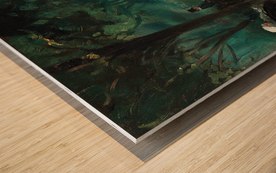 The Drive. Central Park [c. 1905] by William James Glackens [1870–1938] Wood print