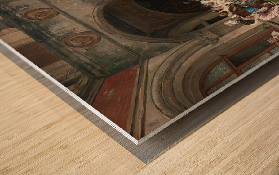 Les Noces D’argent [1879] by Adrien Moreau [1843–1906] Wood print