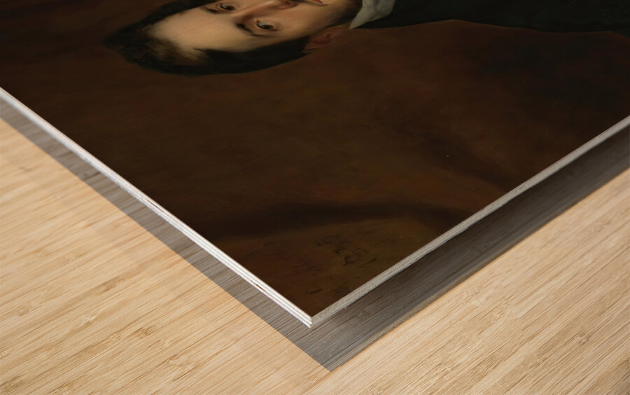 Portrait Of Félix Guillemardet [1835] by Eugène Delacroix [1798–1863] Wood print