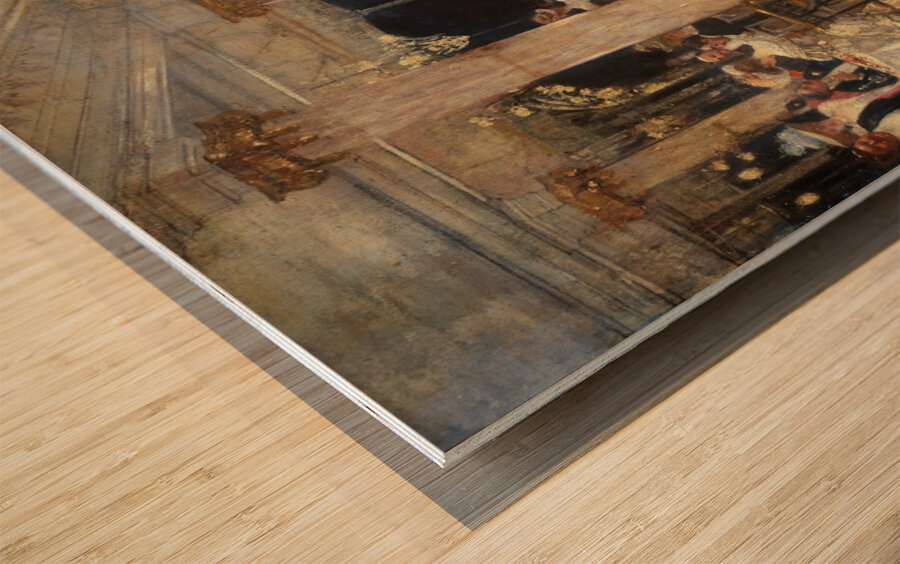 Armenonville. Le soir du Grand–Prix. [1905] by Henri Gervex [1852–1929] Wood print