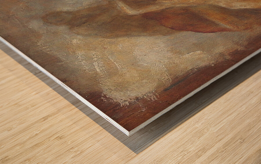 Fire. Study for the Carlton House Terrace Fresco. The Elements by George Frederic Watts [1817–1904] Wood print