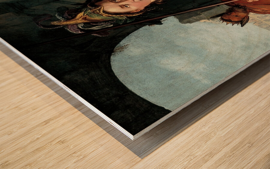 Minerva [C. 1611] by Hendrick Goltzius [1558–1617] Wood print