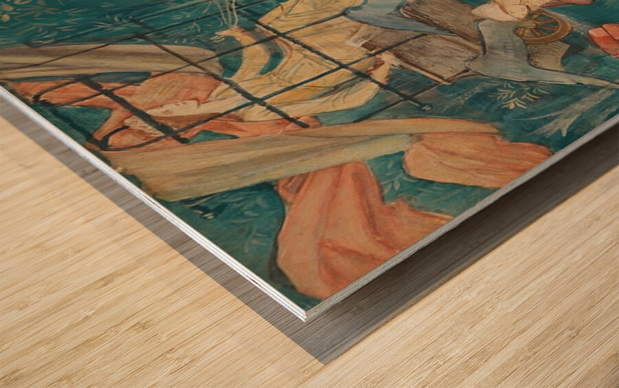 The Passing of Venus [1898] by Sir Edward Coley Burne–Jones [1833–1898] Wood print