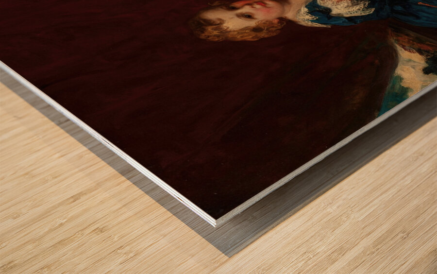 A Mother and Daughter by James Sant [1820–1916] Wood print