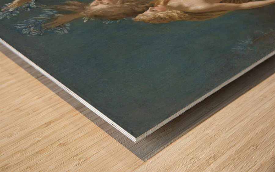 Apollo and Daphne [1736] by Jean–Etienne Liotard [1702–1789] Wood print