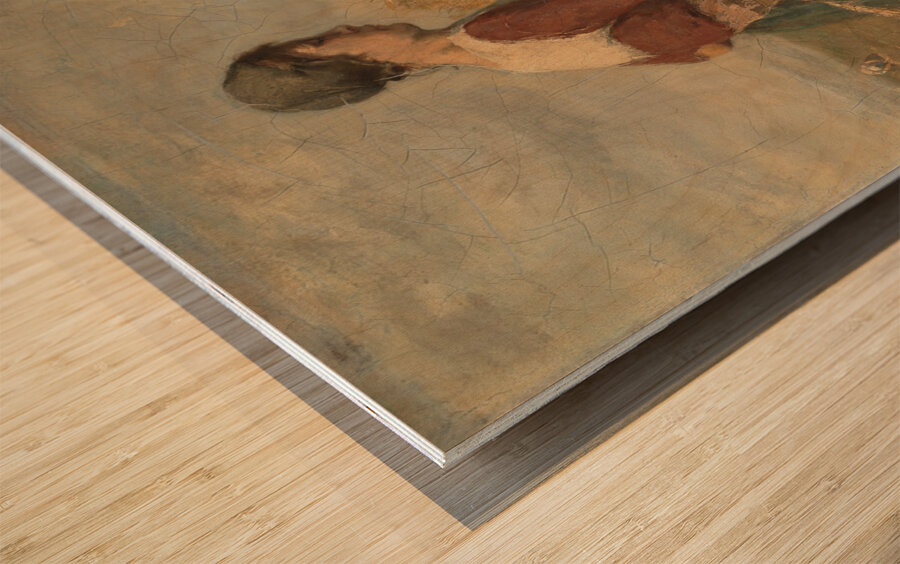 Schoven binden [1866] by David De La Mar [1832–1898] Wood print