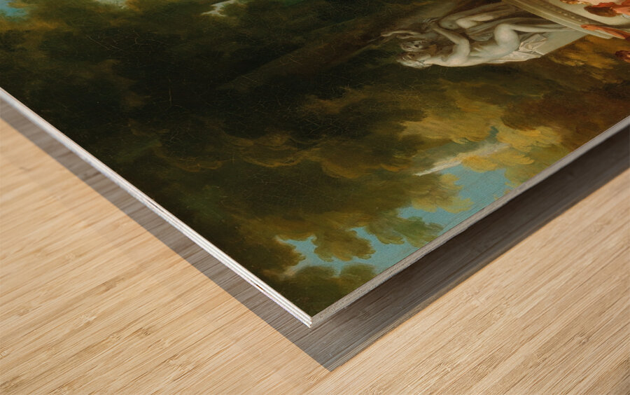 Apollo amongst the Shepherds. A ‘study’ for the former Burgtheater. Vienna by Heinrich Friedrich Füger [1751–1818] Wood print