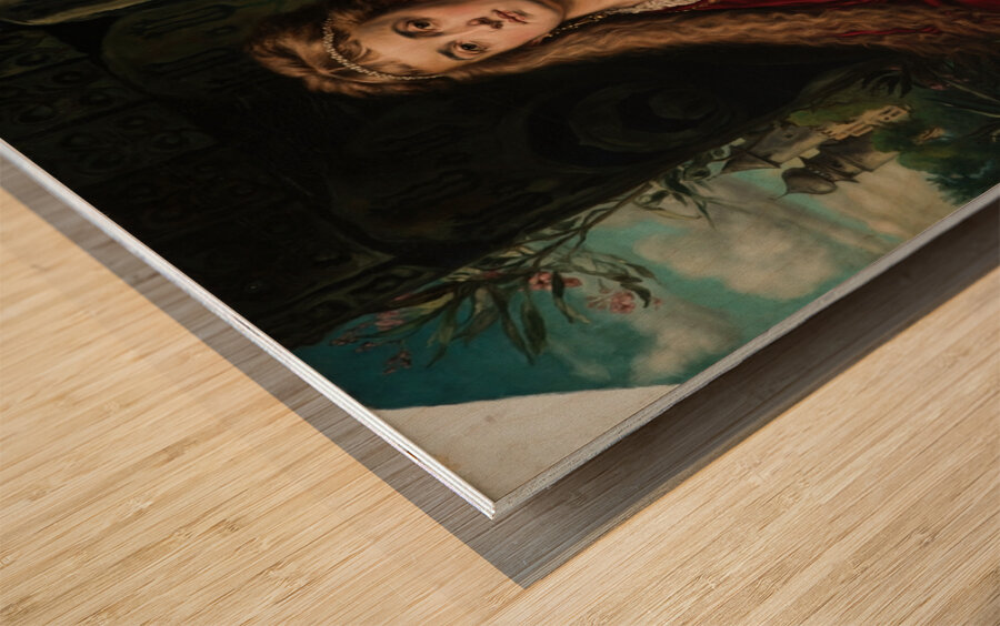 Castellan’s Daughter [1934] by Jan Matejko [1838–1893] Wood print