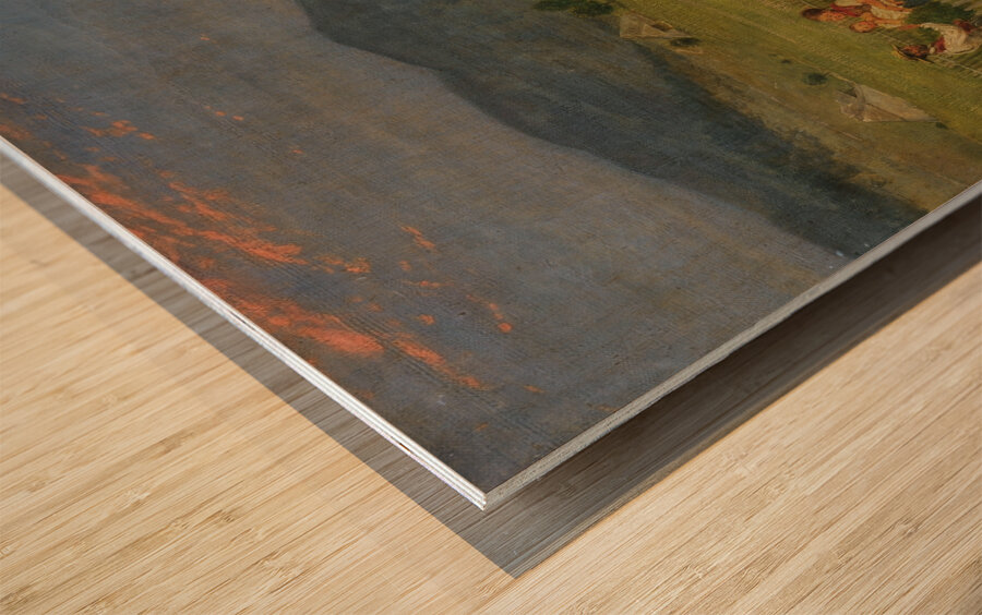 Little Garden in the Black Forest [1879] by Hans Thoma [1839–1924] Wood print