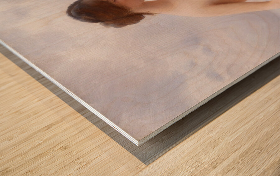 In the Water by Eugen von Blaas [1843–1931] Wood print