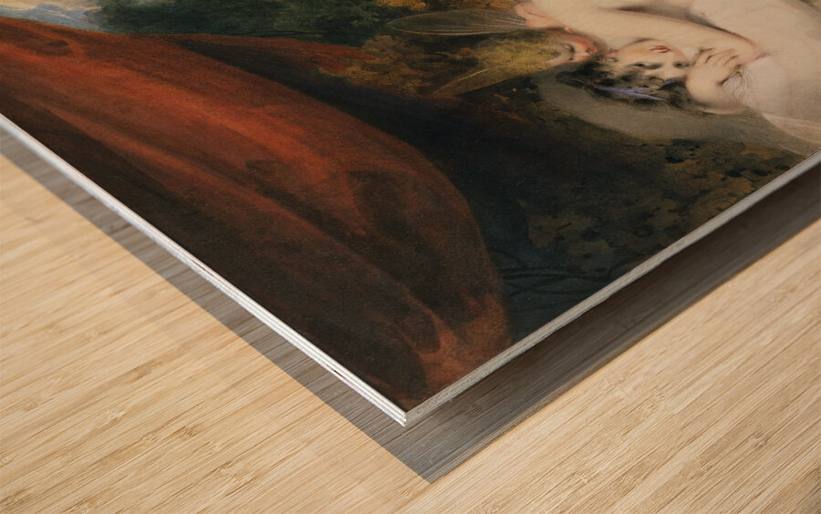 Nymph and Cupids [Probably 1793] by Richard Westall [1765–1836] Wood print