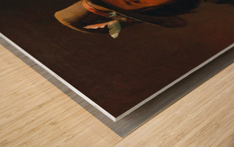 Portrait of a man by Giuseppe Barison [1853–1931] Wood print