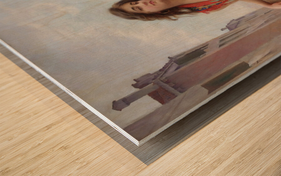 The Watercarrier [1908] by Eugen von Blaas [1843–1931] Wood print