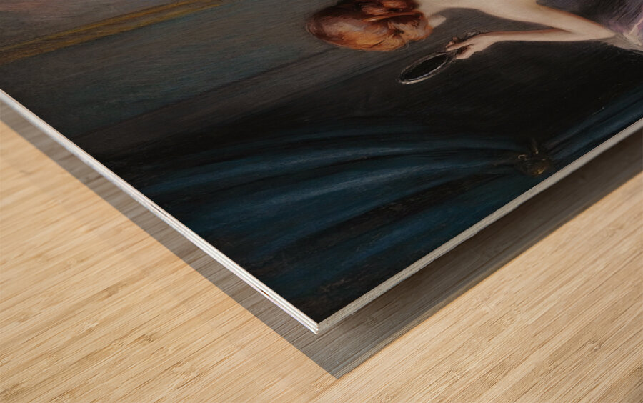 French Nu Feminin by Delphin Enjolras [1857–1945] Wood print