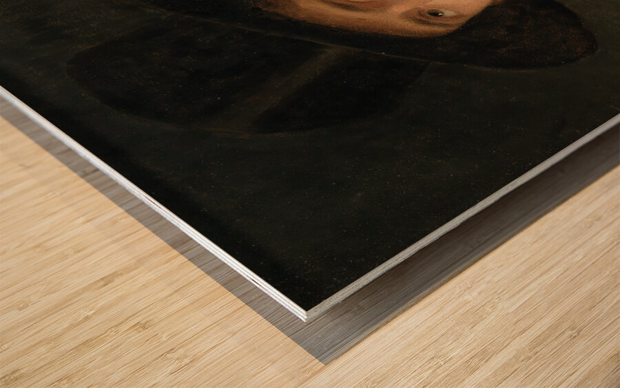 Portrait Of His Brother Andreas by Friedrich von Amerling [1803–1887] Wood print