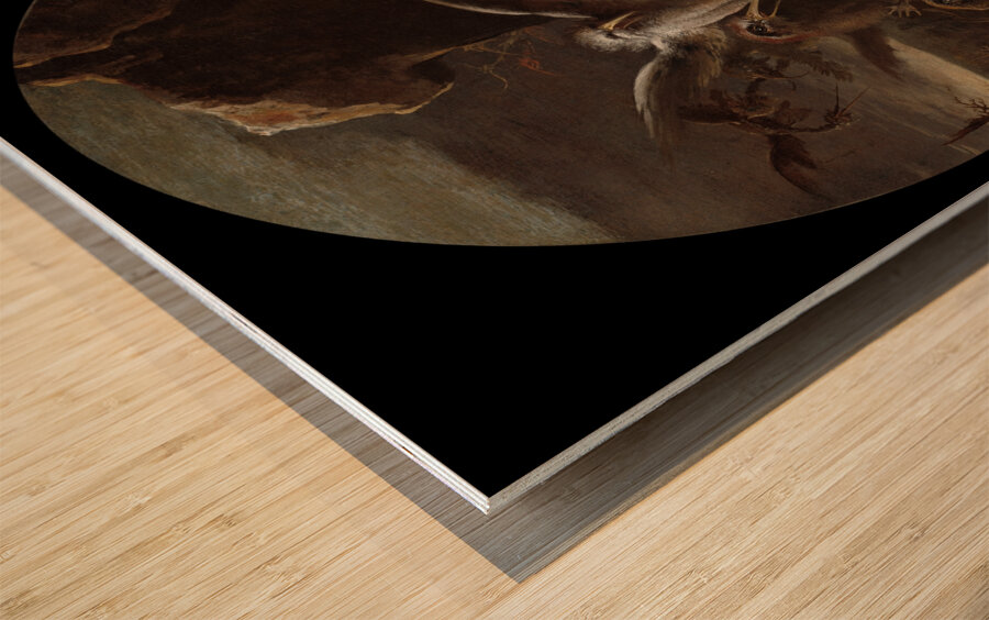 Scenes of Witchcraft. Morning [c. 1645–1649] by Salvator Rosa [1615–1673] Wood print