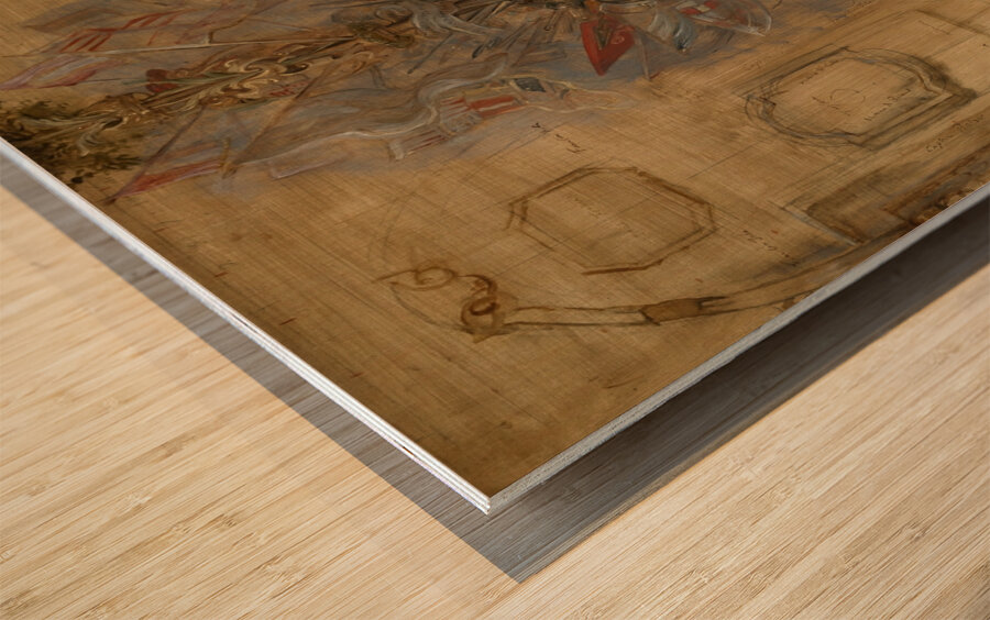 Triumphal Chariot of Kallo [1638] by Peter Paul Rubens [1577–1640] Wood print