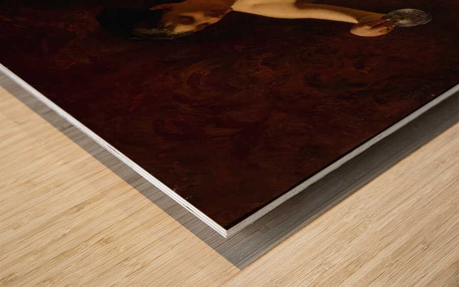 A Lady At Her Toilette [1877] by Henry Lerolle [1848–1929] Wood print