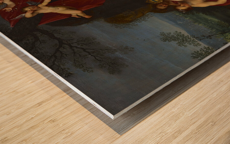 The Wedding Feast Of Bacchus And Ariadne by Marten Pepijn [1575–ca. 1643] Wood print