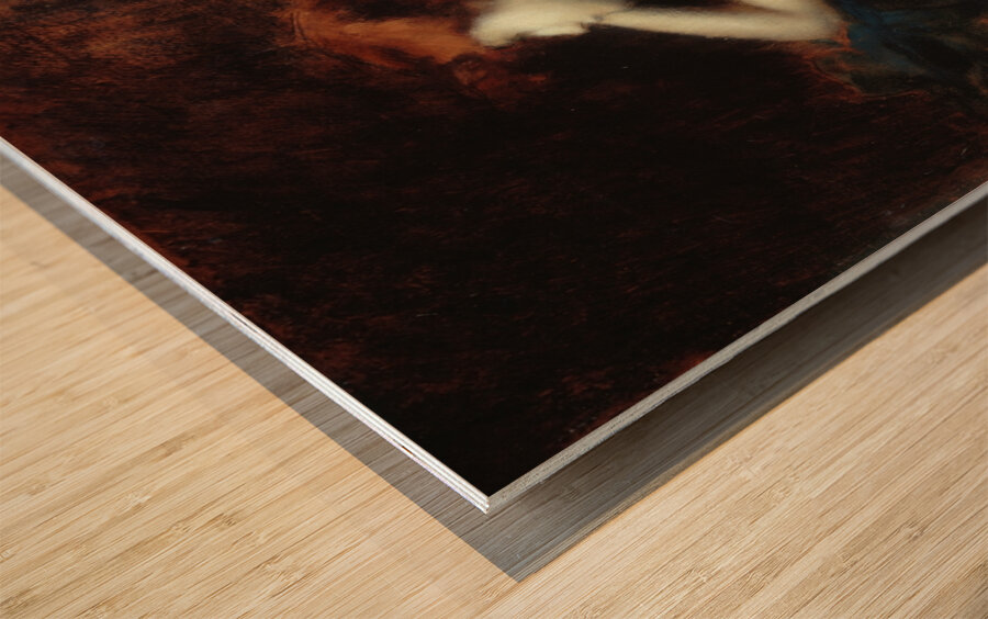 Rêverie [1904–1905] by Jean–Jacques Henner [1829–1905] Wood print