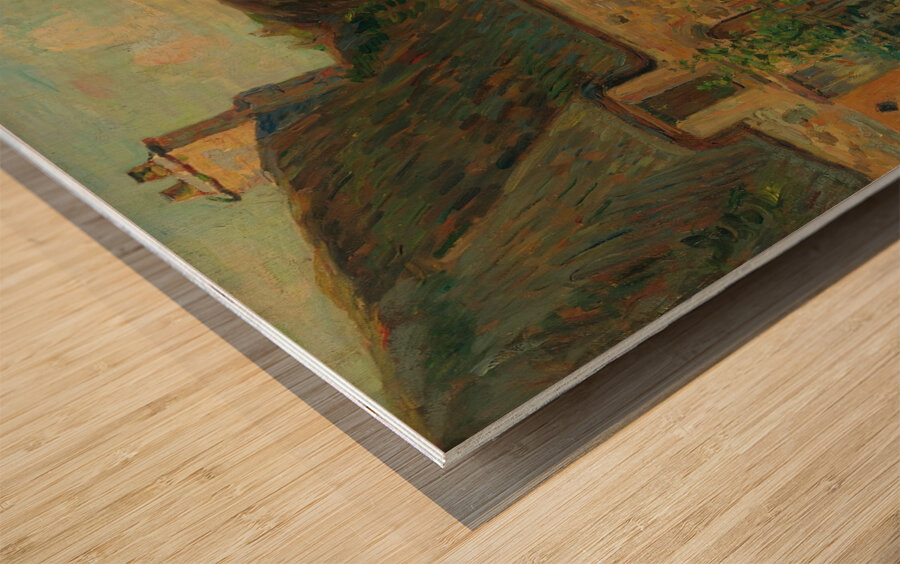 Paysage D’île De France by Armand Guillaumin [1841–1927] Wood print