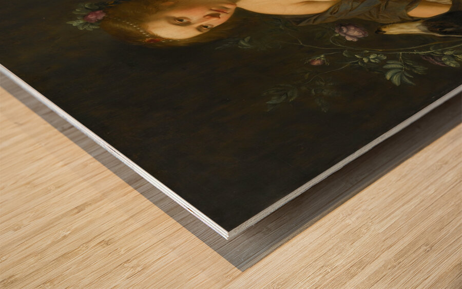 An Allegory Of The Sense Of Smell by Jan Van Bijlert [1597–1671] Wood print