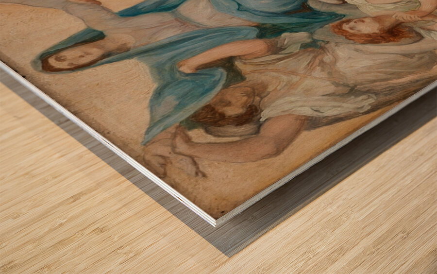 L’Assomption de la Vierge [1869] by Émile Bin [1825–1897] Wood print