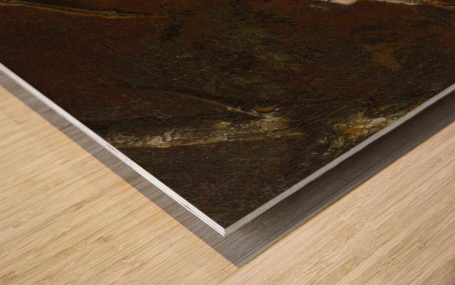 WITCHCRAFT SCENE by Follower of Salvator Rosa [1615–1673] Wood print